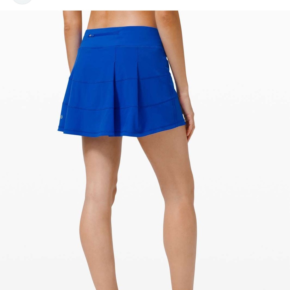 Lululemon Athletica Vibrant Blue Pace Rival Skirt